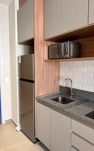 Studio para alugar com 23m², 1 quarto e sem vaga