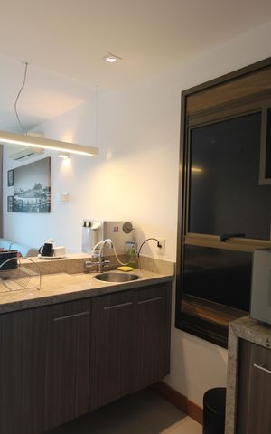 Studio à venda com 36m², 1 quarto e 1 vagaCozinha