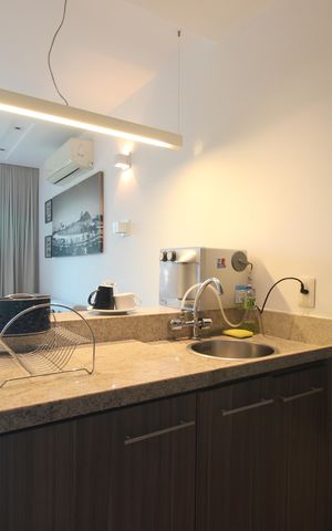 Studio à venda com 36m², 1 quarto e 1 vagaCozinha