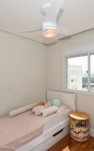 Apartamento à venda com 110m², 3 quartos e 2 vagasQuarto 2