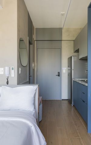 Studio para alugar com 28m², 1 quarto e sem vaga