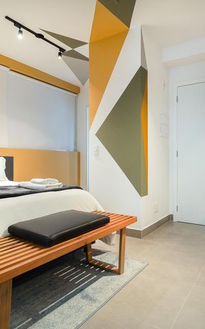 Studio para alugar com 28m², 1 quarto e sem vaga