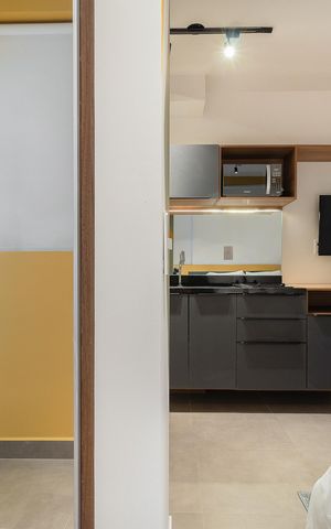 Studio para alugar com 28m², 1 quarto e sem vaga