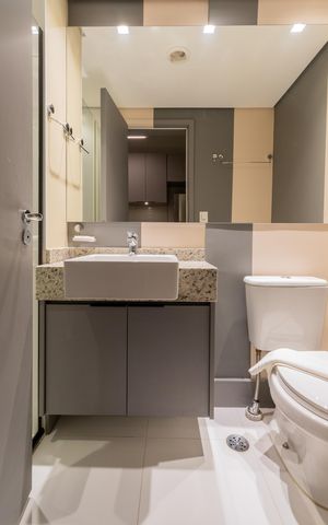 Studio para alugar com 28m², 1 quarto e sem vaga