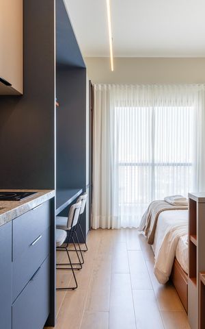 Studio para alugar com 28m², 1 quarto e sem vaga