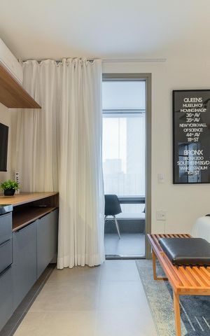 Studio para alugar com 28m², 1 quarto e sem vaga