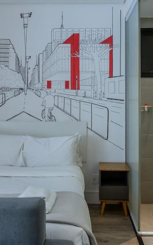 Studio para alugar com 25m², 1 quarto e 1 vaga
