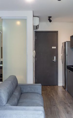 Studio para alugar com 25m², 1 quarto e 1 vaga
