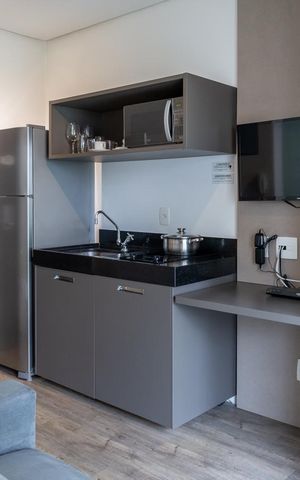 Studio para alugar com 25m², 1 quarto e 1 vaga