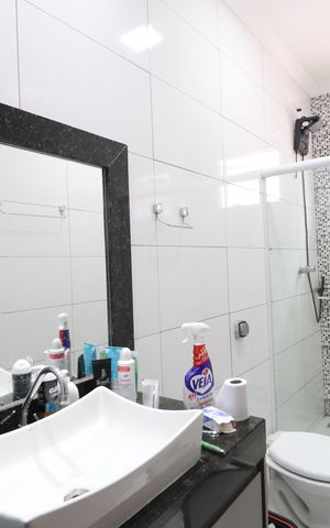 Casa para alugar com 128m², 2 quartos e 2 vagasBanheiro do Quarto 3