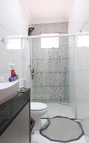Casa para alugar com 128m², 2 quartos e 2 vagasBanheiro do Quarto 3