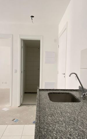 Apartamento à venda com 37m², 2 quartos e sem vaga Apartamento à venda com 37m², 2 quartos e sem vagaSala - Cozinha