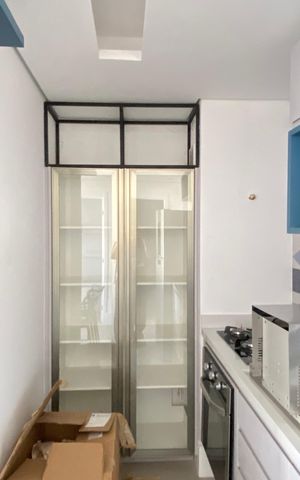 Apartamento à venda com 37m², 2 quartos e sem vaga Apartamento à venda com 37m², 2 quartos e sem vagaSala - Cozinha