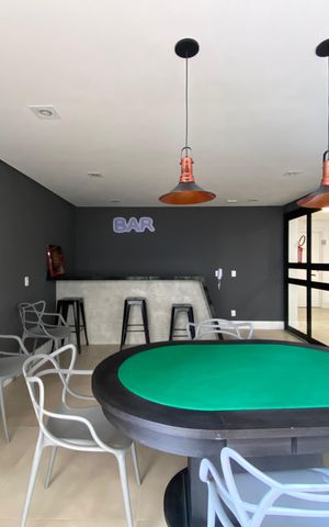 Apartamento à venda com 37m², 2 quartos e sem vaga Apartamento à venda com 37m², 2 quartos e sem vagaSala de Jogos