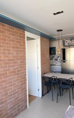 Apartamento à venda com 37m², 2 quartos e sem vaga Apartamento à venda com 37m², 2 quartos e sem vagaSala - Cozinha