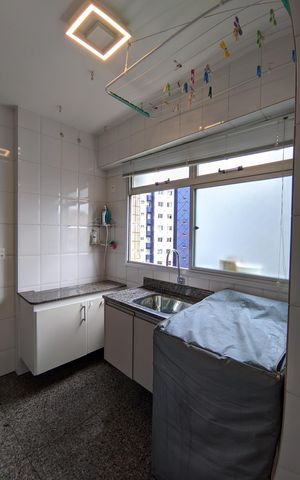 Apartamento à venda com 120m², 3 quartos e 2 vagas Apartamento à venda com 120m², 3 quartos e 2 vagasÁrea de Serviço
