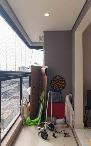 Apartamento à venda com 65m², 2 quartos e 1 vagaVaranda
