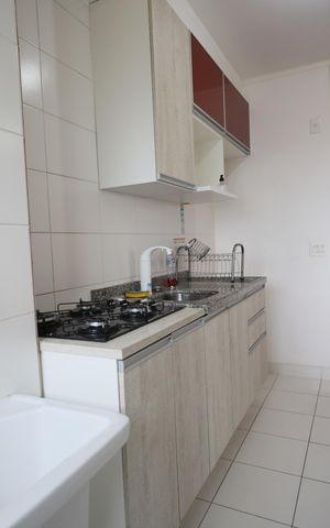 Apartamento para alugar com 46m², 2 quartos e 1 vagaCozinha e Área de Serviço