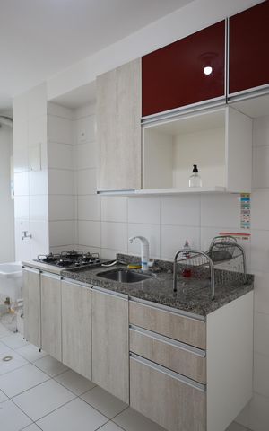 Apartamento para alugar com 46m², 2 quartos e 1 vagaCozinha e Área de Serviço