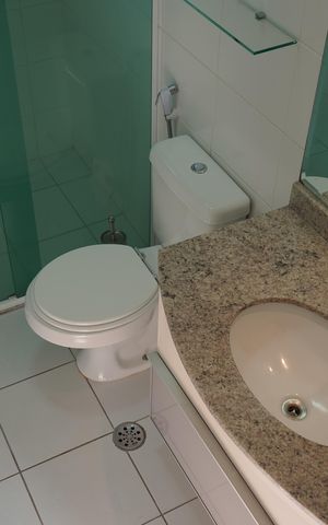 Apartamento para alugar com 93m², 2 quartos e 2 vagasBanheiro