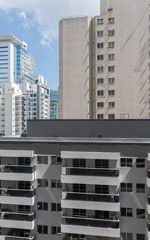 Studio para alugar com 19m², 1 quarto e sem vaga Studio para alugar com 19m², 1 quarto e sem vagaVista da Varanda do Quarto