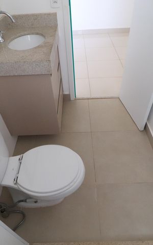 Apartamento para alugar com 63m², 2 quartos e 1 vagaBanheiro suite 