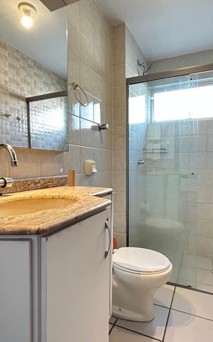 Apartamento para alugar com 110m², 3 quartos e 1 vaga Apartamento para alugar com 110m², 3 quartos e 1 vagaBanheiro suíte