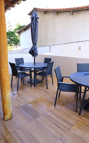 Apartamento para alugar com 167m², 3 quartos e 2 vagasÁrea comum - Churrasqueira