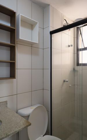 Apartamento à venda com 90m², 3 quartos e 2 vagasBanheiro da Suíte 1