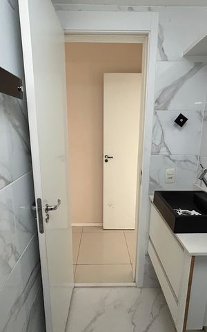Apartamento para alugar com 56m², 2 quartos e sem vagaBanheiro da Suíte 