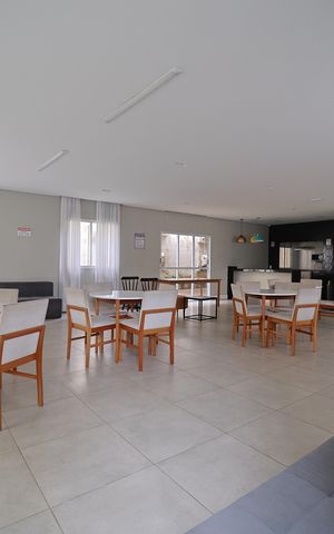 Apartamento para alugar com 42m², 2 quartos e sem vagaÁrea comum - Salão de festas