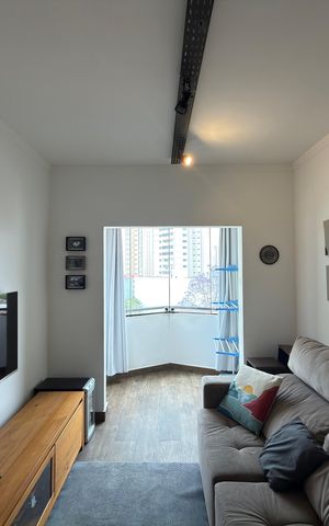 Apartamento para alugar com 44m², 1 quarto e 1 vaga Apartamento para alugar com 44m², 1 quarto e 1 vagaSala