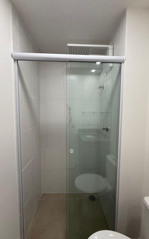Studio à venda com 25m², 1 quarto e sem vaga Studio à venda com 25m², 1 quarto e sem vagaBanheiro