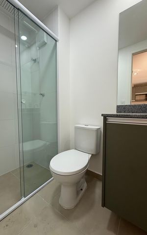 Studio à venda com 25m², 1 quarto e sem vaga Studio à venda com 25m², 1 quarto e sem vagaBanheiro