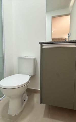 Studio à venda com 25m², 1 quarto e sem vaga Studio à venda com 25m², 1 quarto e sem vagaBanheiro