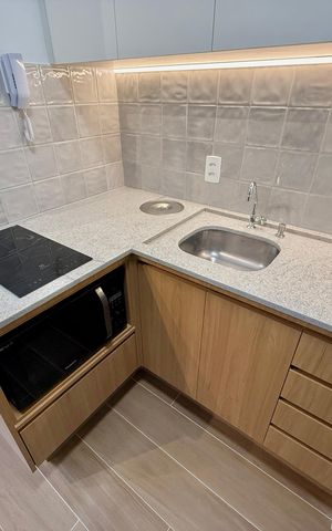 Apartamento à venda com 35m², 1 quarto e sem vaga Apartamento à venda com 35m², 1 quarto e sem vagaCozinha