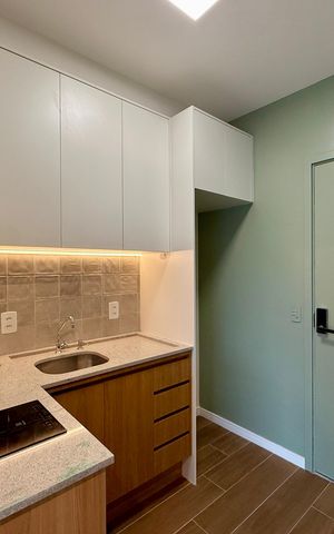 Apartamento à venda com 35m², 1 quarto e sem vaga Apartamento à venda com 35m², 1 quarto e sem vagaCozinha