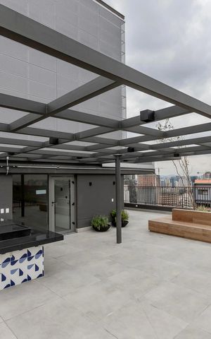 Apartamento à venda com 35m², 1 quarto e sem vaga Apartamento à venda com 35m², 1 quarto e sem vagaBar Piscina