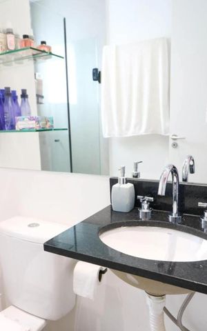 Apartamento à venda com 32m², 1 quarto e sem vaga Apartamento à venda com 32m², 1 quarto e sem vagaBanheiro