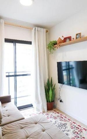 Apartamento à venda com 32m², 1 quarto e sem vaga Apartamento à venda com 32m², 1 quarto e sem vagaSala