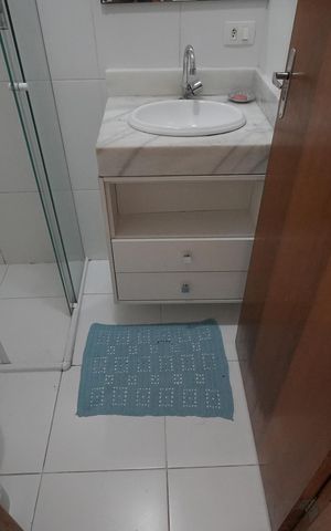 Apartamento à venda com 56m², 2 quartos e 1 vagaBanheiro Social