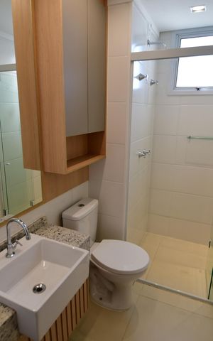 Apartamento para alugar com 60m², 2 quartos e 1 vagaBanheiro Social