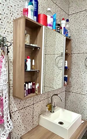 Casa para alugar com 76m², 3 quartos e 1 vaga Casa para alugar com 76m², 3 quartos e 1 vagaBanheiro 1