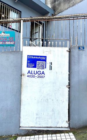 Casa para alugar com 76m², 3 quartos e 1 vaga Casa para alugar com 76m², 3 quartos e 1 vagaPlaca instalada na fachada do imóvel