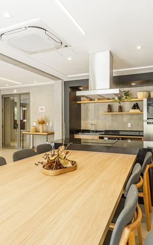 Apartamento para alugar com 41m², 1 quarto e sem vaga Apartamento para alugar com 41m², 1 quarto e sem vagaÁrea comum - Salão de festas
