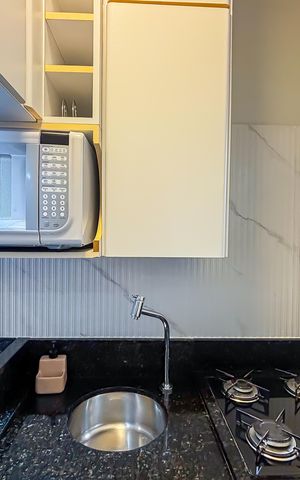 Apartamento à venda com 42m², 1 quarto e 2 vagas Apartamento à venda com 42m², 1 quarto e 2 vagasCozinha
