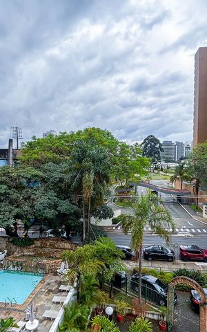 Apartamento à venda com 42m², 1 quarto e 2 vagas Apartamento à venda com 42m², 1 quarto e 2 vagasVista da Varanda da Sala