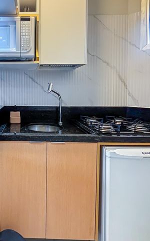 Apartamento à venda com 42m², 1 quarto e 2 vagas Apartamento à venda com 42m², 1 quarto e 2 vagasCozinha