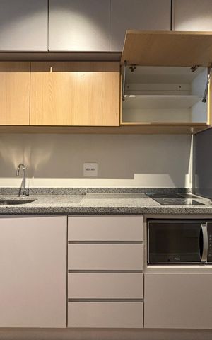 Studio para alugar com 28m², 1 quarto e sem vaga Studio para alugar com 28m², 1 quarto e sem vagaCozinha