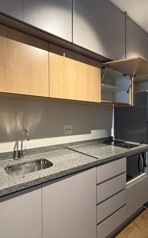 Studio para alugar com 28m², 1 quarto e sem vaga Studio para alugar com 28m², 1 quarto e sem vagaCozinha
